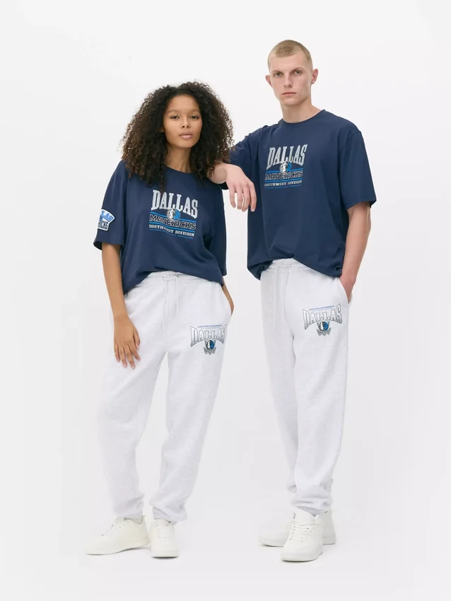Pantalones de sudadera con cordón de los Dallas Mavericks de la NBA