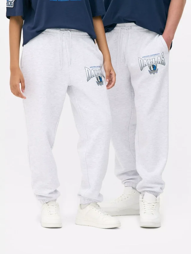 Pantalones de sudadera con cordón de los Dallas Mavericks de la NBA