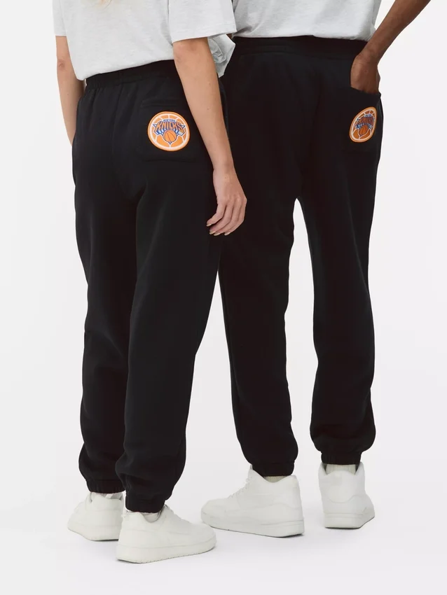 Pantalones de sudadera con cordón de los New York Knicks de la NBA