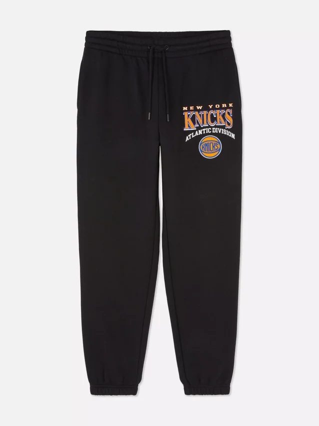 Pantalones de sudadera con cordón de los New York Knicks de la NBA