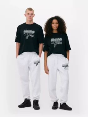 Pantalones de sudadera con cordón de los San Antonio Spurs de la NBA