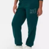 Pantalones de sudadera estampados con dobladillo