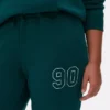 Pantalones de sudadera estampados con dobladillo