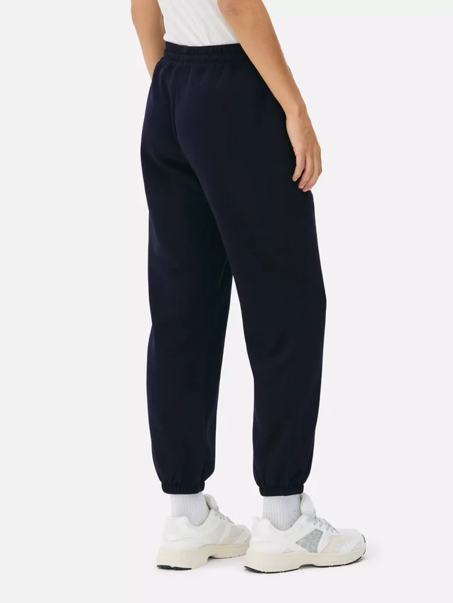 Pantalones de sudadera estampados con dobladillo