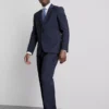 Pantalones de traje clásicos de corte regular