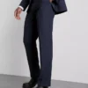Pantalones de traje clásicos de corte regular