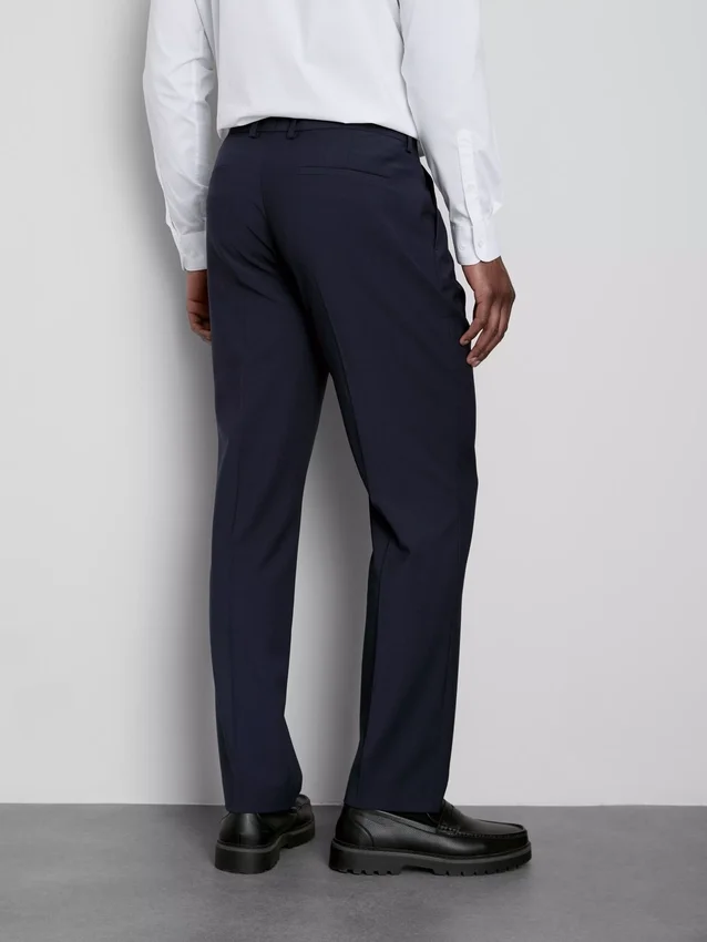Pantalones de traje clásicos de corte regular