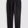 Pantalones de traje clásicos de corte regular
