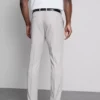 Pantalones de traje de corte ajustado con textura dobby