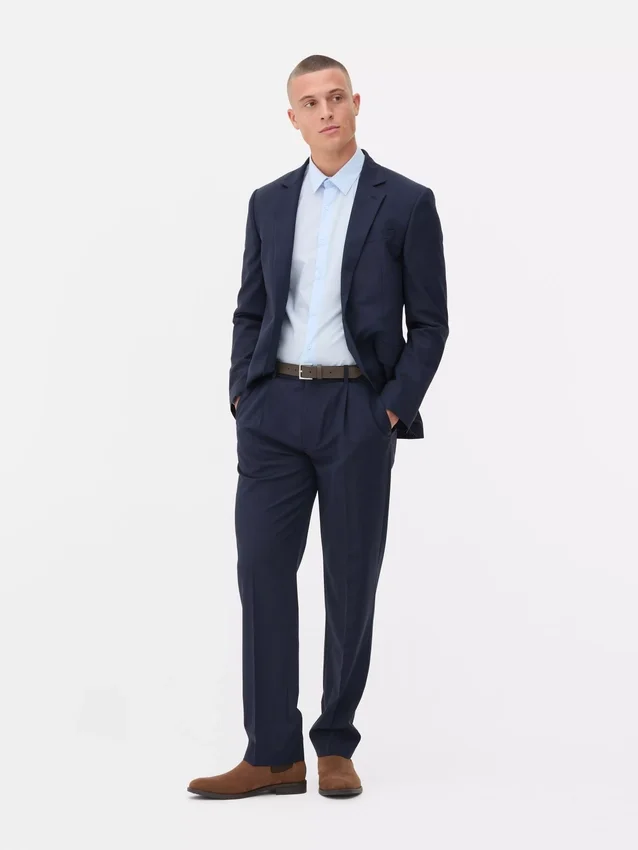 Pantalones de traje entallados