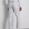 Pantalones de traje texturizados de corte regular