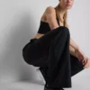 Pantalones deportivos de pierna ancha