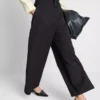 Pantalones elegantes de pierna ancha