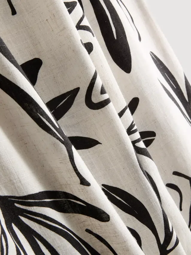 Pantalones estampados de pierna ancha