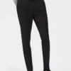 Pantalones formales de sarga de corte ajustado