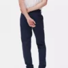 Pantalones formales de sarga de corte ajustado