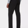 Pantalones formales de sarga de corte ajustado