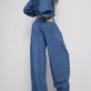 Pantalones harem de denim con alto contenido de algodón de Paula Echevarría