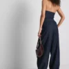 Pantalones harem de denim con alto contenido de algodón de Paula Echevarría