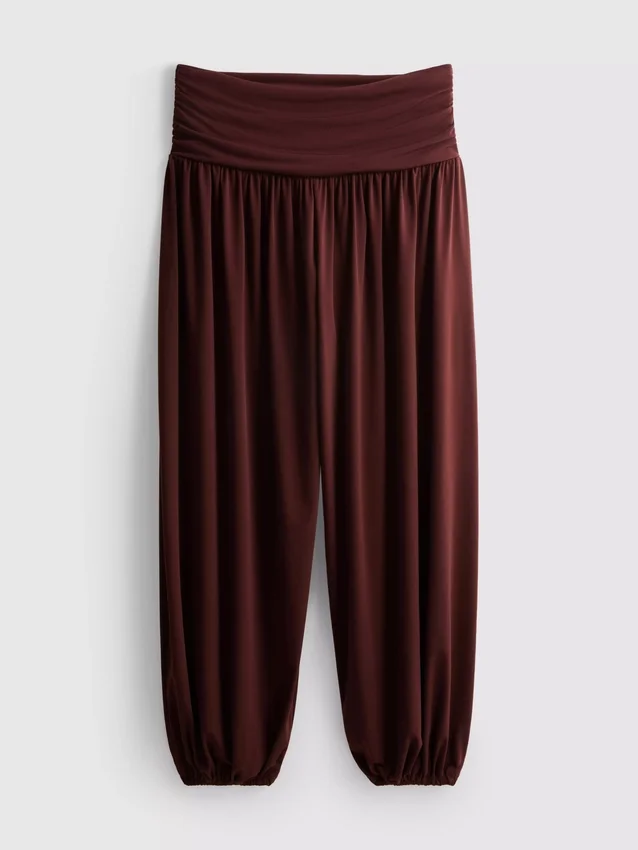 Pantalones harén drapeados