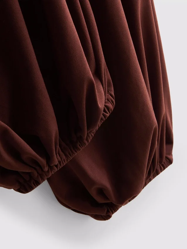 Pantalones harén drapeados