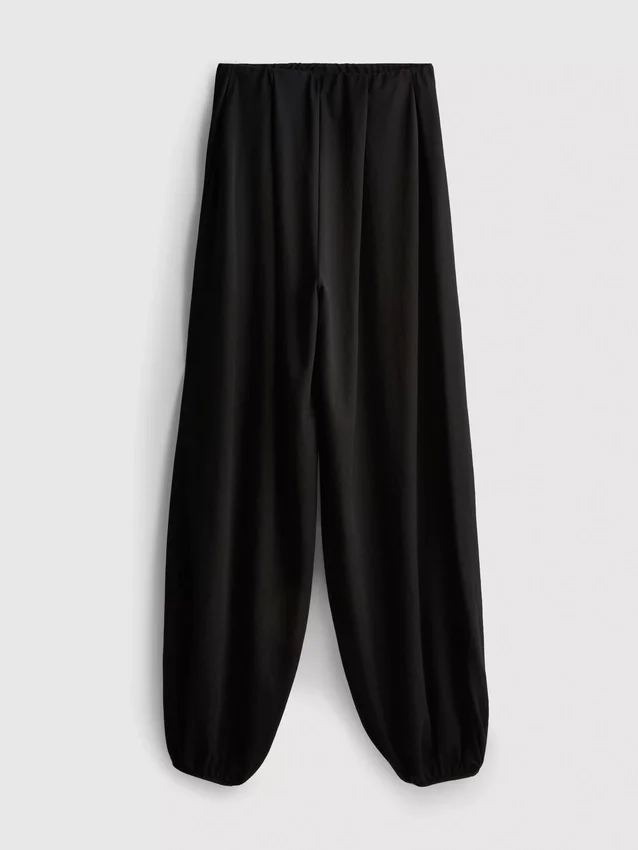 Pantalones harén texturizados