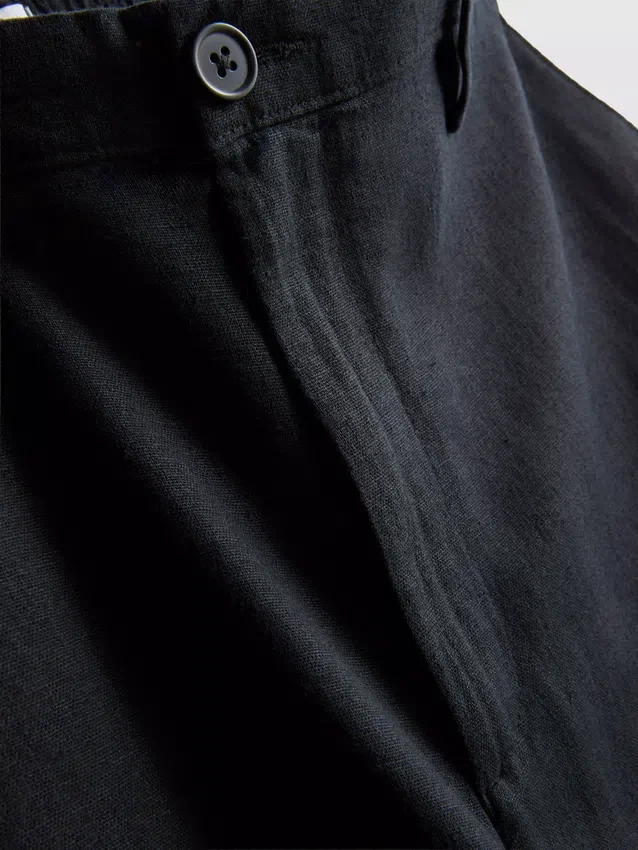 Pantalones holgados de mezcla de lino de The Edit