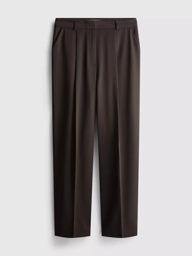 Pantalones Lila de pierna recta
