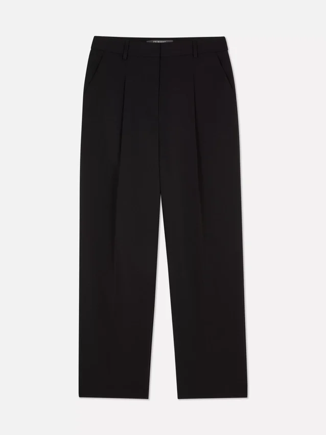 Pantalones Lila de pierna recta