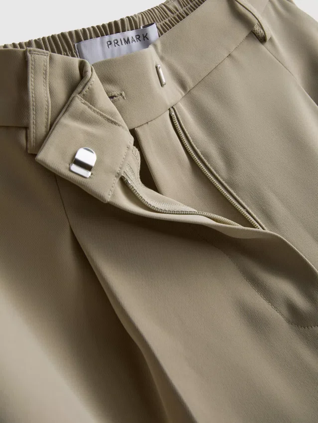 Pantalones Lila de pierna recta
