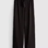 Pantalones palazzo con detalle de moño