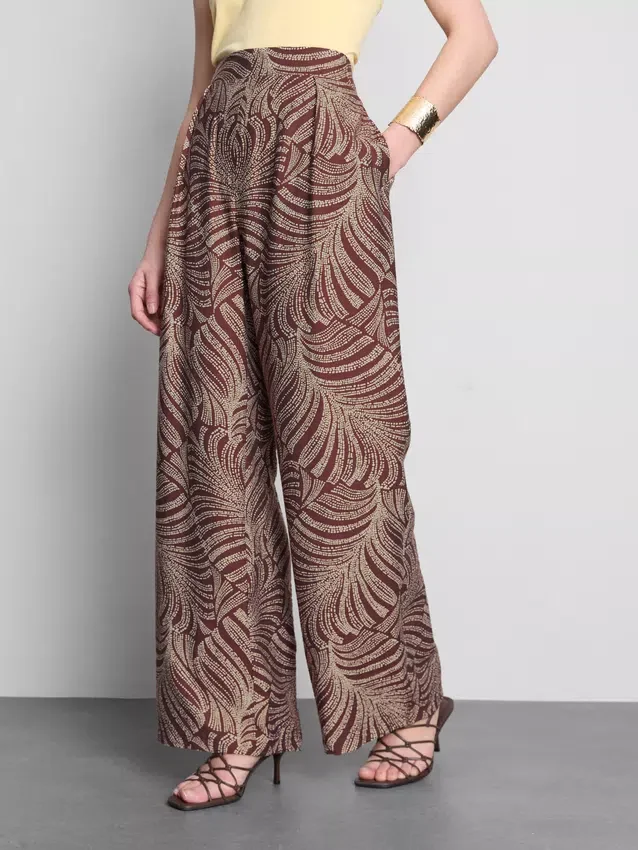 Pantalones palazzo estampados