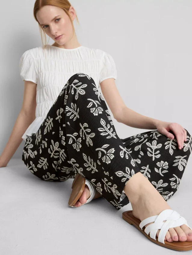 Pantalones palazzo estampados