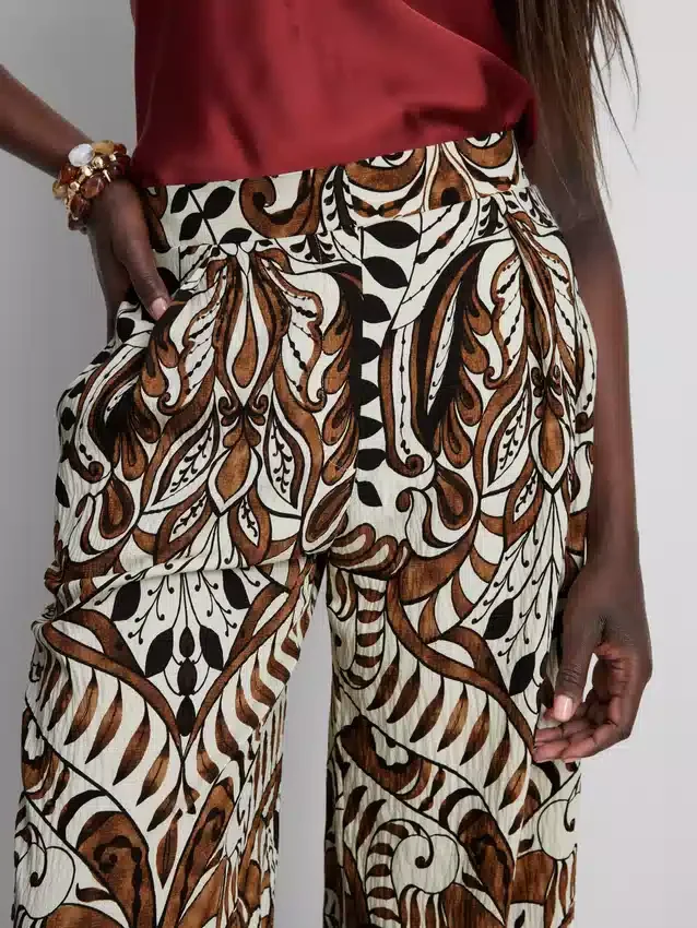 Pantalones palazzo estampados