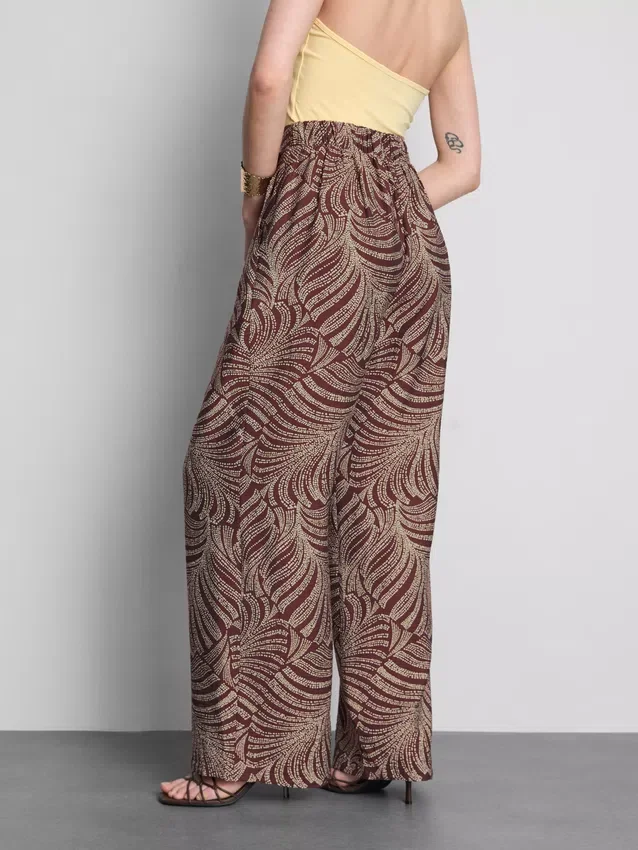 Pantalones palazzo estampados