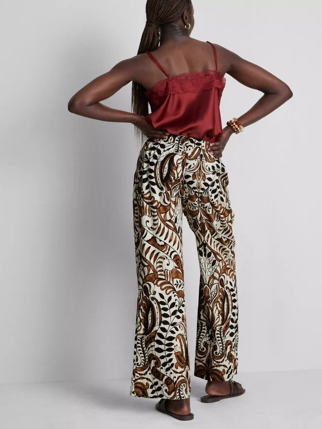Pantalones palazzo estampados