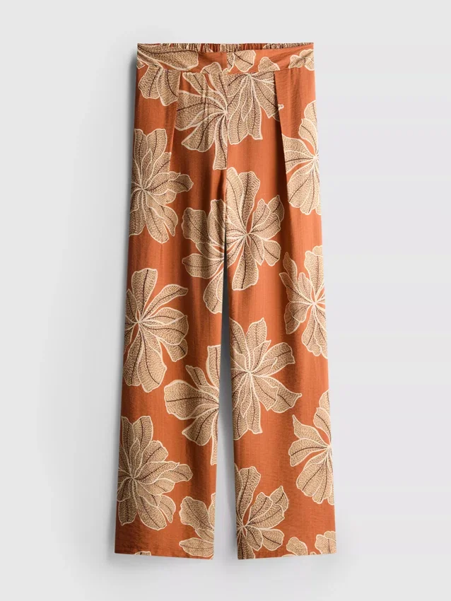 Pantalones palazzo estampados