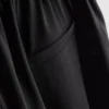 Pantalones tipo culotte de tiro medio y pierna ancha