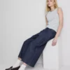 Pantalones vaqueros tipo culote de pierna ancha