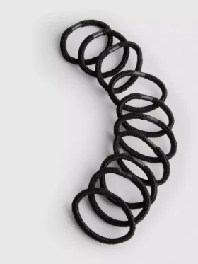 Paquete de 10 ligas para el cabello gruesas