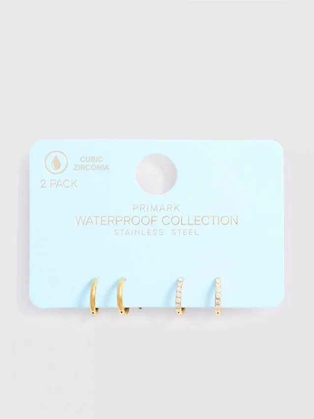 Paquete de 2 aros «Diamanta» resistentes al agua