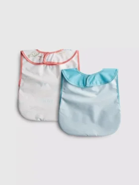 Paquete de 2 baberos envolventes
