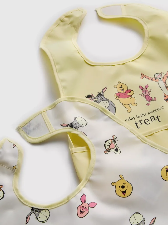 Paquete de 2 baberos envolventes de Winnie the Pooh de Disney