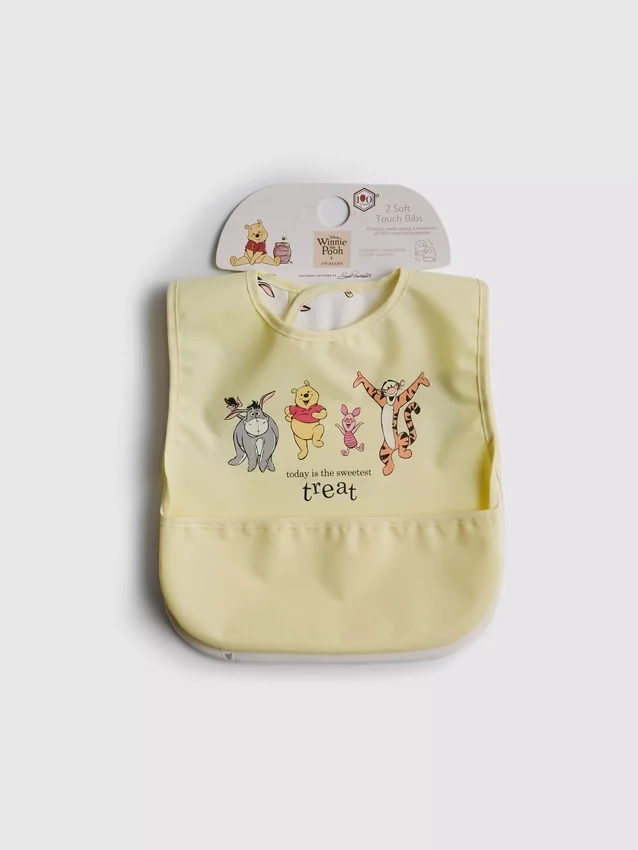 Paquete de 2 baberos envolventes de Winnie the Pooh de Disney