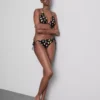 Paquete de 2 braguitas de bikini estampadas con lazo lateral