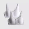 Paquete de 2 bralettes de algodón «Love to Lounge»