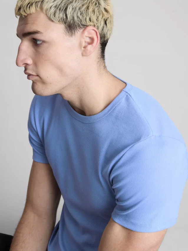 Paquete de 2 camisas acanaladas