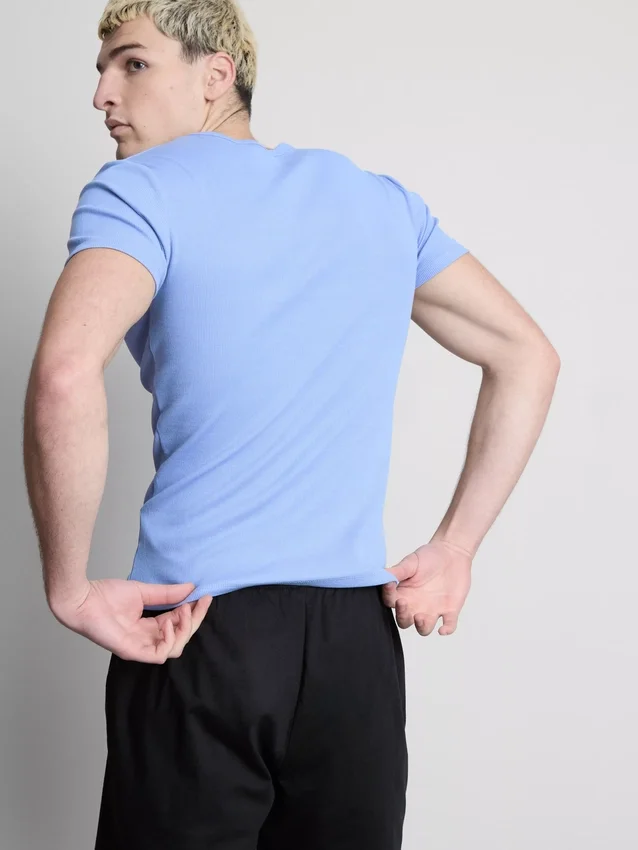 Paquete de 2 camisas acanaladas
