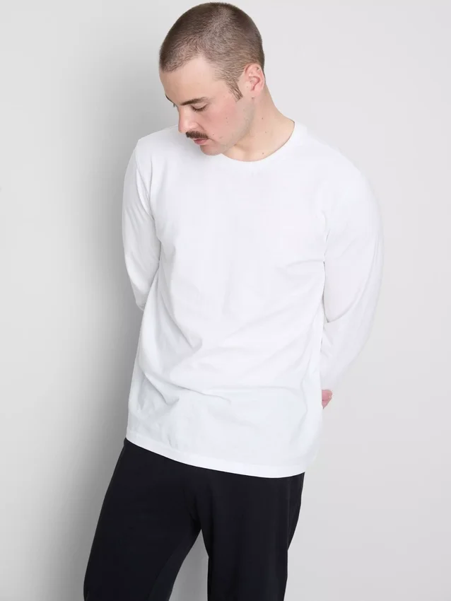 Paquete de 2 camisas de algodón de manga larga