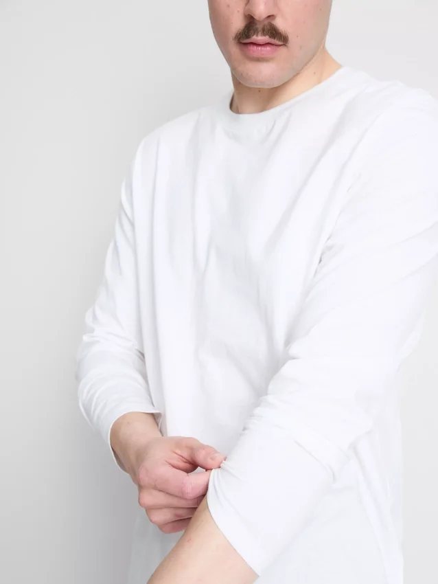 Paquete de 2 camisas de algodón de manga larga